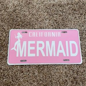 Mermaid License Plate